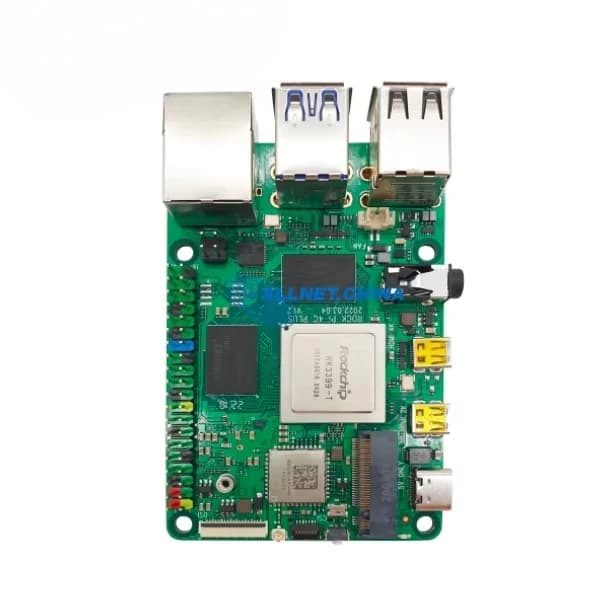 Scheda di sviluppo ROCKPI 4 C+ Rockchip RK3399T 64 bit a sei core A72 A53 compatibile con Raspberry Pi
