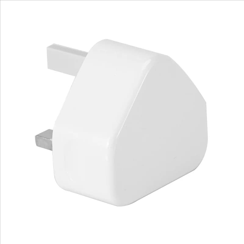 B92B-3X Adattatore universale per caricabatterie da muro a 3 pin con presa USB UK con porte USB, caricabatterie da viaggio per telefono Ipad (2 porte)