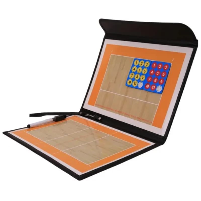 Volleyball tactical board Foldable portable magnetic strategic board for volleyball training