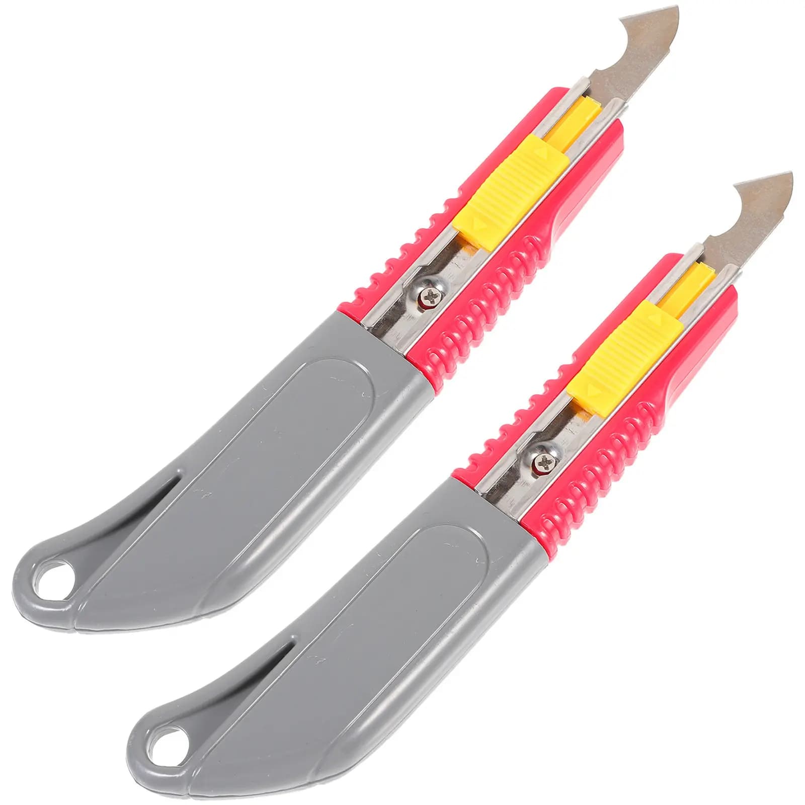 2 Pezzi Utensile Portatile in Metallo e Plastica per la Pulizia dei Fusti della Chitarra, Ukulele, Basso e Mandolino con Gancio Salvaspazio