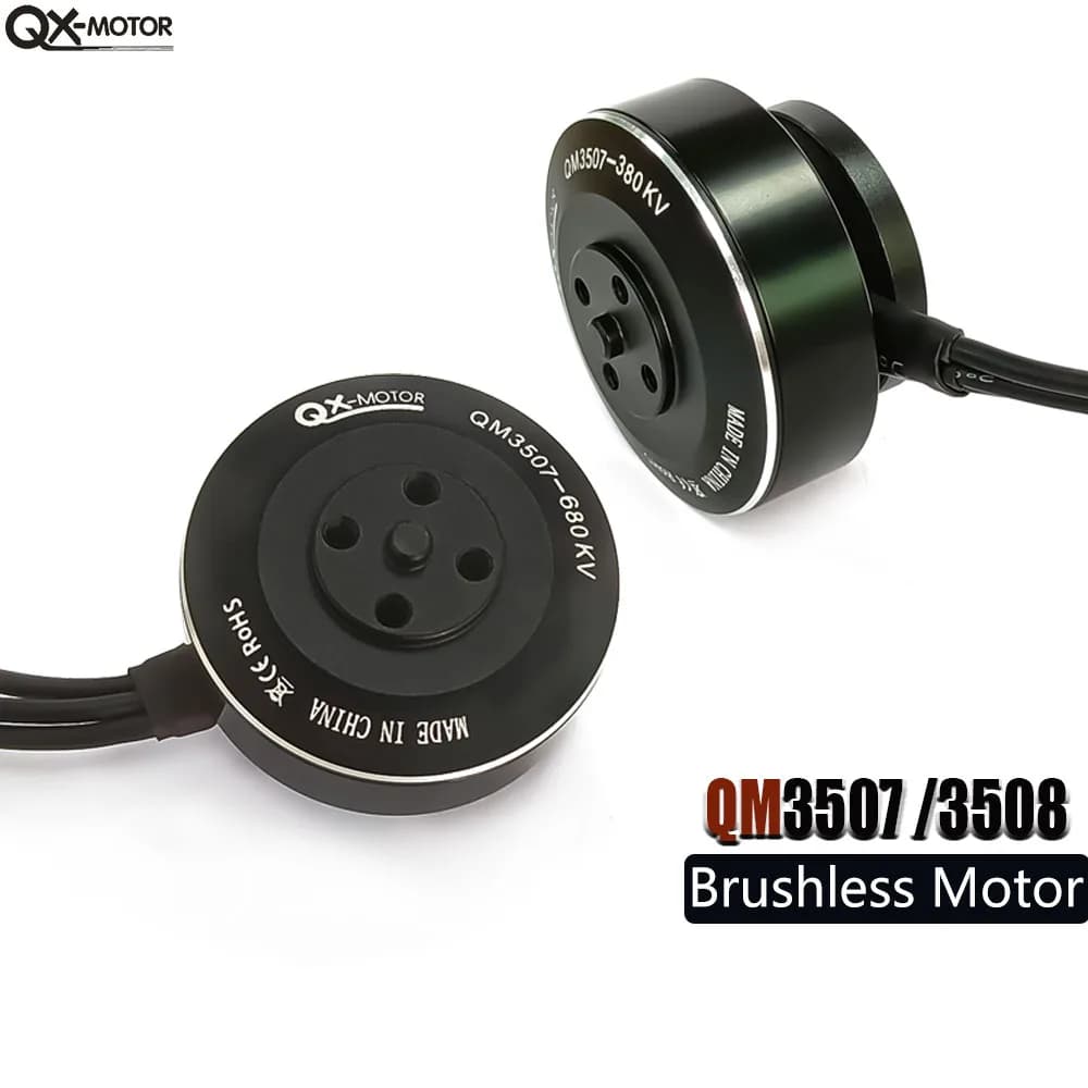 QX-MOTOR QM3507 3508 Motore Brushless 380KV 580KV 680KV CW CCW Per RC Elicottero Quadcopter Multiasse Drone Parti