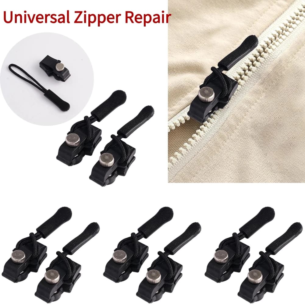 Kit di riparazione della cerniera sostituzione rimovibile Bad Buckle estrattore per cerniera istantanea S/M/L 3 dimensioni strumenti di cucito fai da te per bagagli di abbigliamento