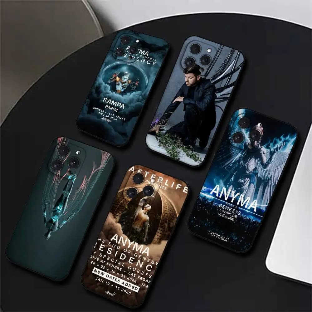 Custodia per telefono DJ A-Anyma Music Producer per iPhone 17 16 15 14 13 12 11 PRO MAX PLUS Mini in TPU morbido e delicato sulla pelle