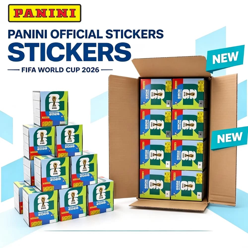 Panini 2026 World Cup Official Sticker Collection Mystery Box Football Player Collectible Blind Pack Fans Souvenir Gift for