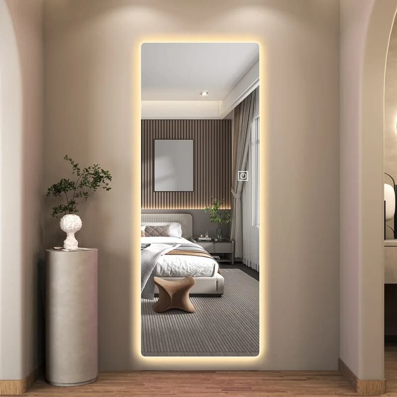 Specchio da parete quadrato Decorazione del soggiorno Moderno corpo intero Ragazze Uomini Camera da letto Specchio da bagno Funky Espelhos Decorazioni per la casa