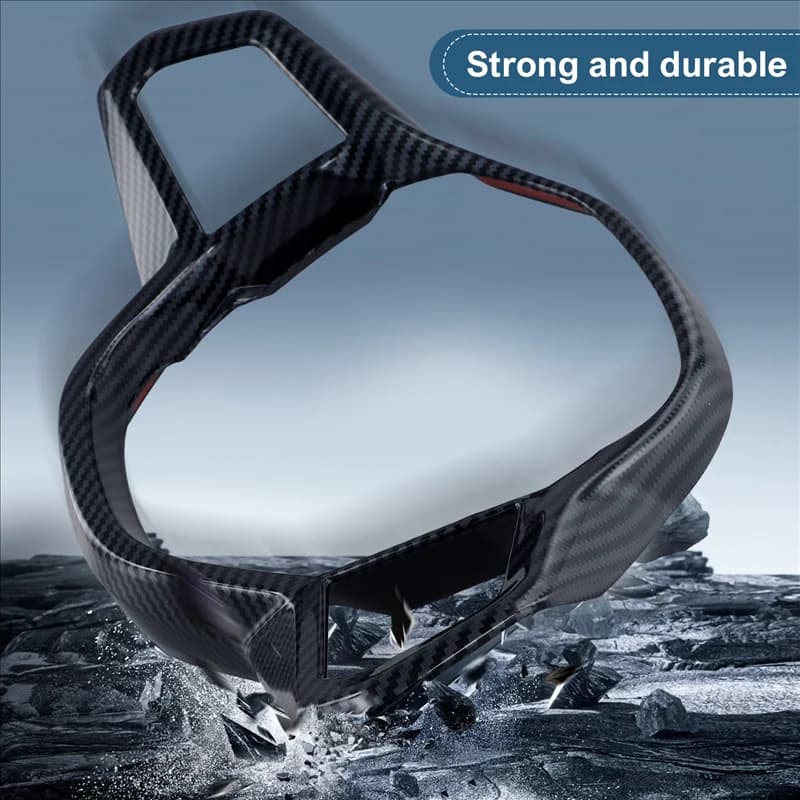 AB61-Car Push Button Frame Panel Decoration Trim Cover For BMW Series 5 G60 2024 2025 Accessories