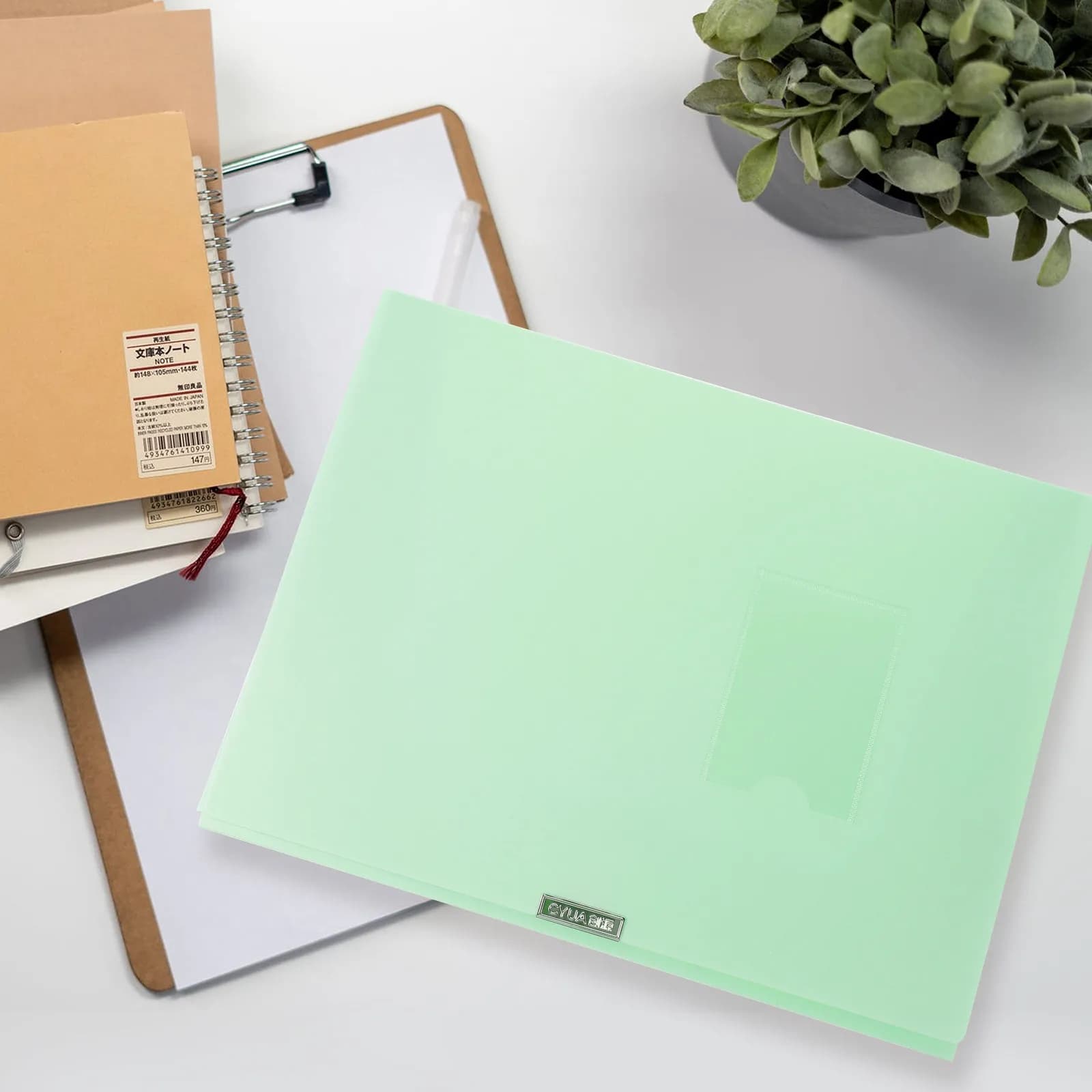 Organizzatore per Documenti in PP Resistente all'Usura, Porta Documenti da Scrivania, Contenitore per Archiviazione, Organizzatore per Cartelle e Fogli