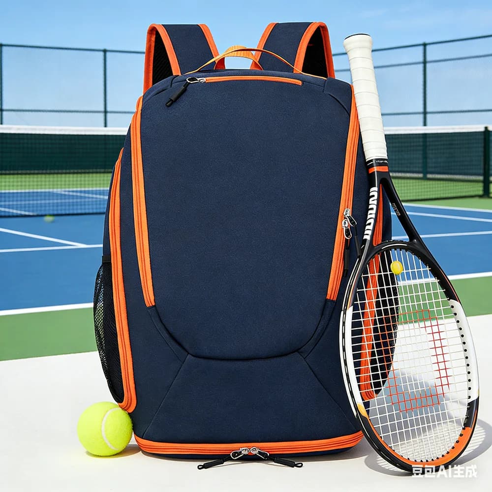 40L Multifunctional Bag for Badminton and Tennis Racks, Sporty Backpack with Separate compartment for Shoes and Dry Items/Bagnati