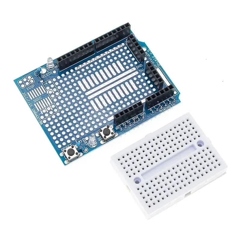 Scheda di espansione prototipo UNo ProtoShield con mini breadboard SyB-170 per ARDuiNO UnO ProtoShield