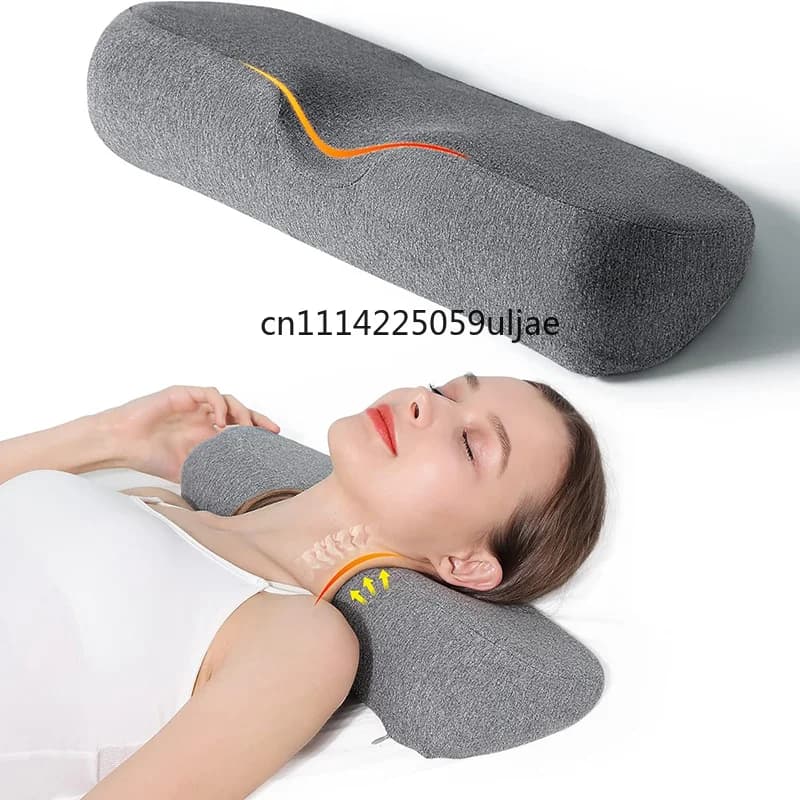 Cervical Pillow, Memory Foam Contour Pillow, Bed Pillows for Side Sleeper Ergonomic Orthopedic Sleeping Pillow, Neck Pillow