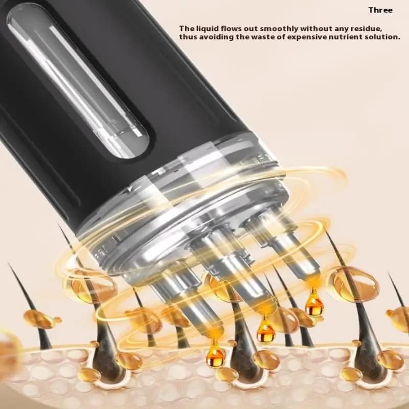 Applicatore per cuoio capelluto Pettine liquido Mini pettini per massaggio portatili Olio essenziale Fluido Guida Massaggiatore Anti perdita di capelli Strumenti per la cura della testa