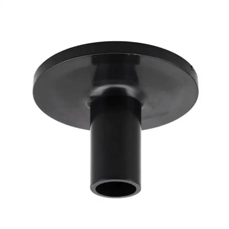Set manicotti per supporto per piatti neri, rondelle in feltro da 38 mm, con sostituzione per manicotti per piatti per tamburo da scaffale