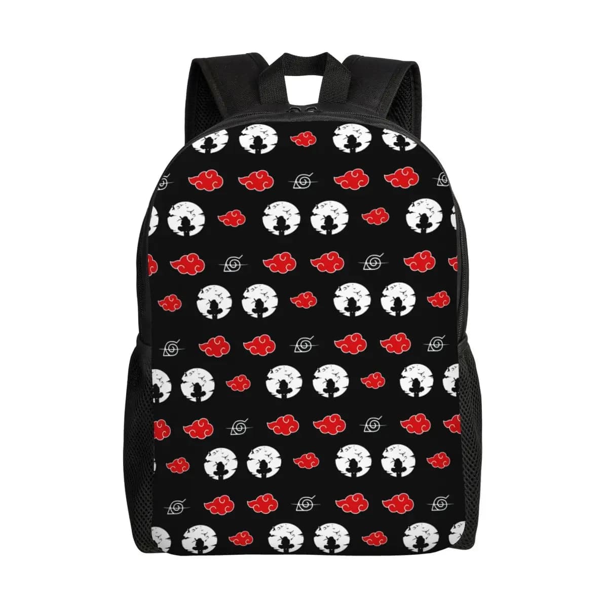 Zaino da Viaggio Personalizzato U-Uchihaes I-Itachies Manga per Uomo e Donna, Borsa per Laptop e Libri, Zaino per Studenti Universitari con Cartoni Animati
