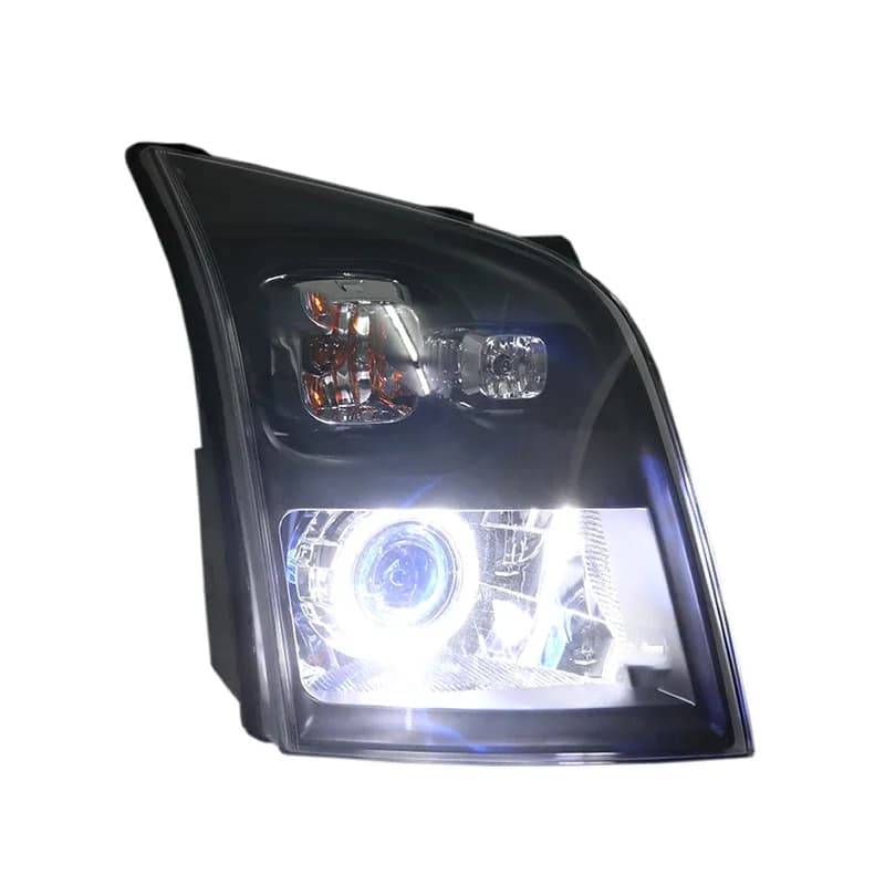 Customized Full LED Headlights For Ford Transit V348 2009-2012 Bi-xenon Projector Lens Front Lamps With DRL