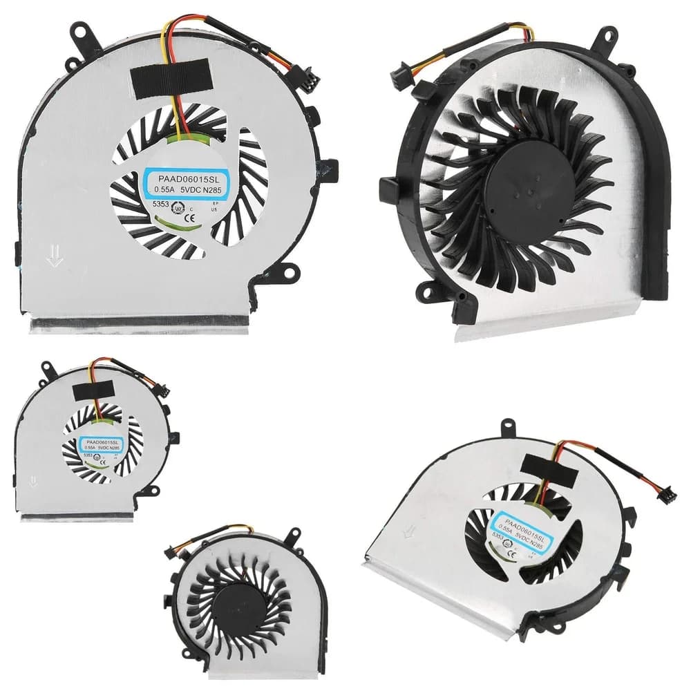 Ventola CPU a 3 Pin per MSI GE62 GL62 GE72 GL72 GP62 GP72 PE60 PE70, Ricambio Ventola di Raffreddamento Compatibile con Laptop da Gaming