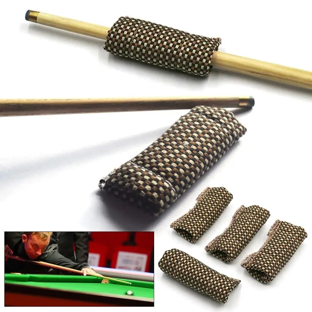 Burnishe Manutenzione Stecca da biliardo Panno per pulire Pool Snooker Stecca Strumenti per lucidare Asciugamano per pulizia Multifunzione