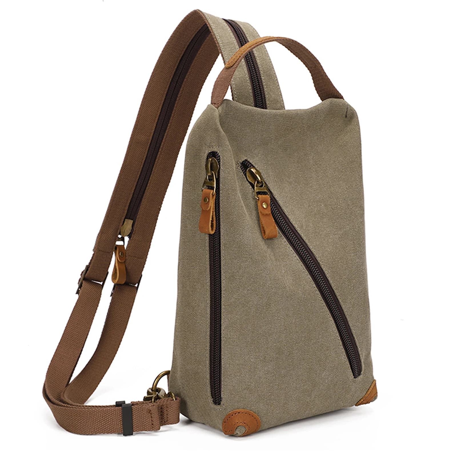 KL928 borsa a tracolla in tela-zaino a tracolla piccolo zaino Casual a tracolla per uomo donna