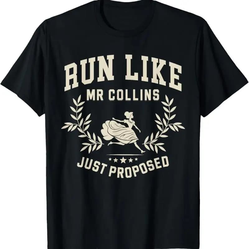 Esegui come la maglietta vintage di Mr Collins, semplicemente proposta