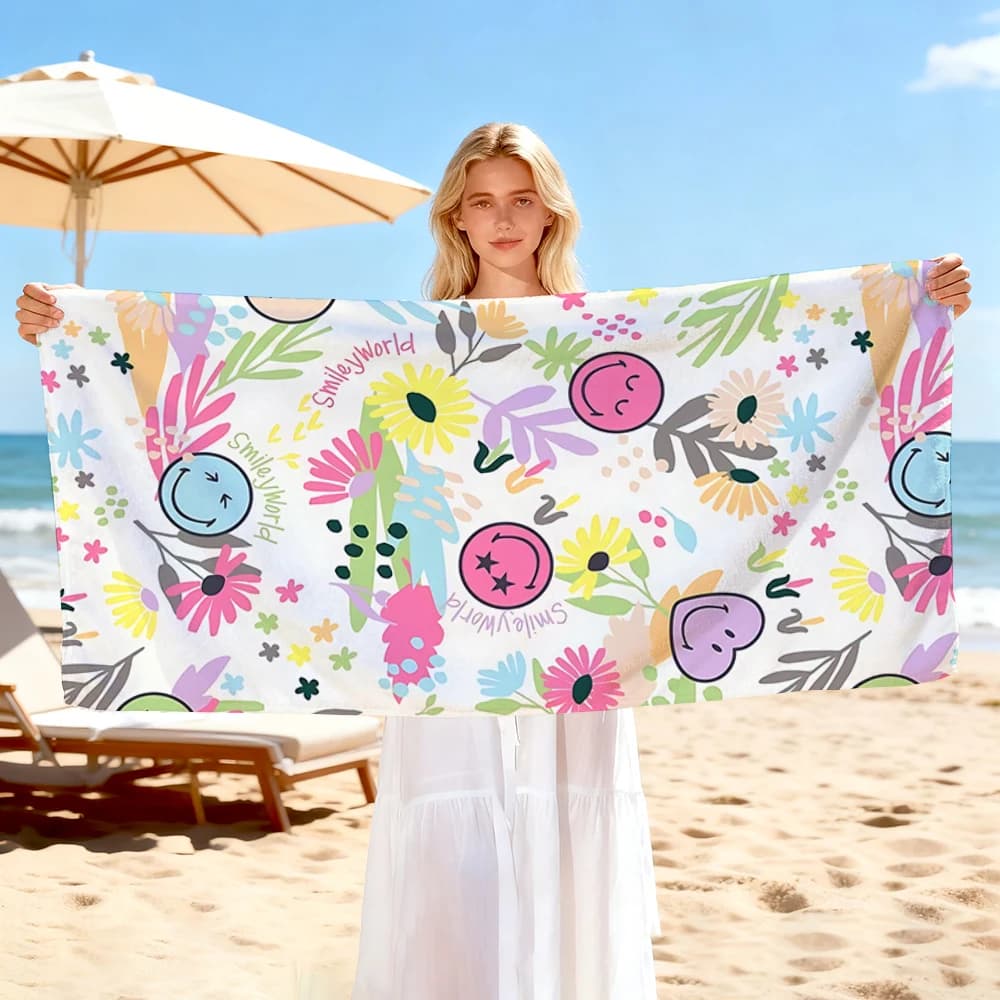 Asciugamani da bagno Kawaii Summer Element per il corpo, sauna, viaggi, spa, accessori da bagno, spiaggia, campeggio, picnic