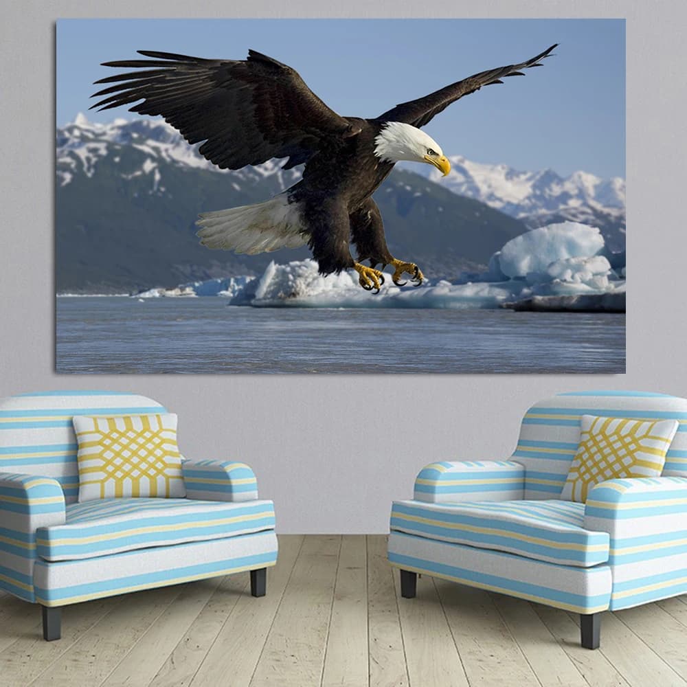 Modern Image of Indoor Animals Home Decoration Painting on Canvas Wall Art Eagle Posters and Prints for Living Room Decoration Without Frame