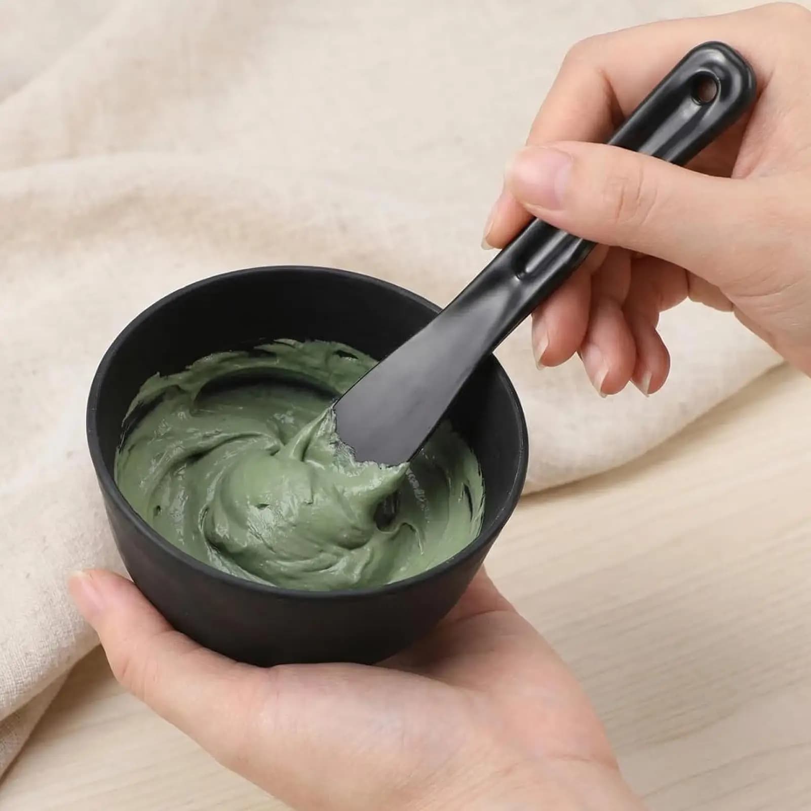 Silicone Face Mask Bowl Set Mask Stick Big Face Mask Powder Mixing Bowl Spatula DIY Skin Care Set Skin Care Salon Beauty Tools