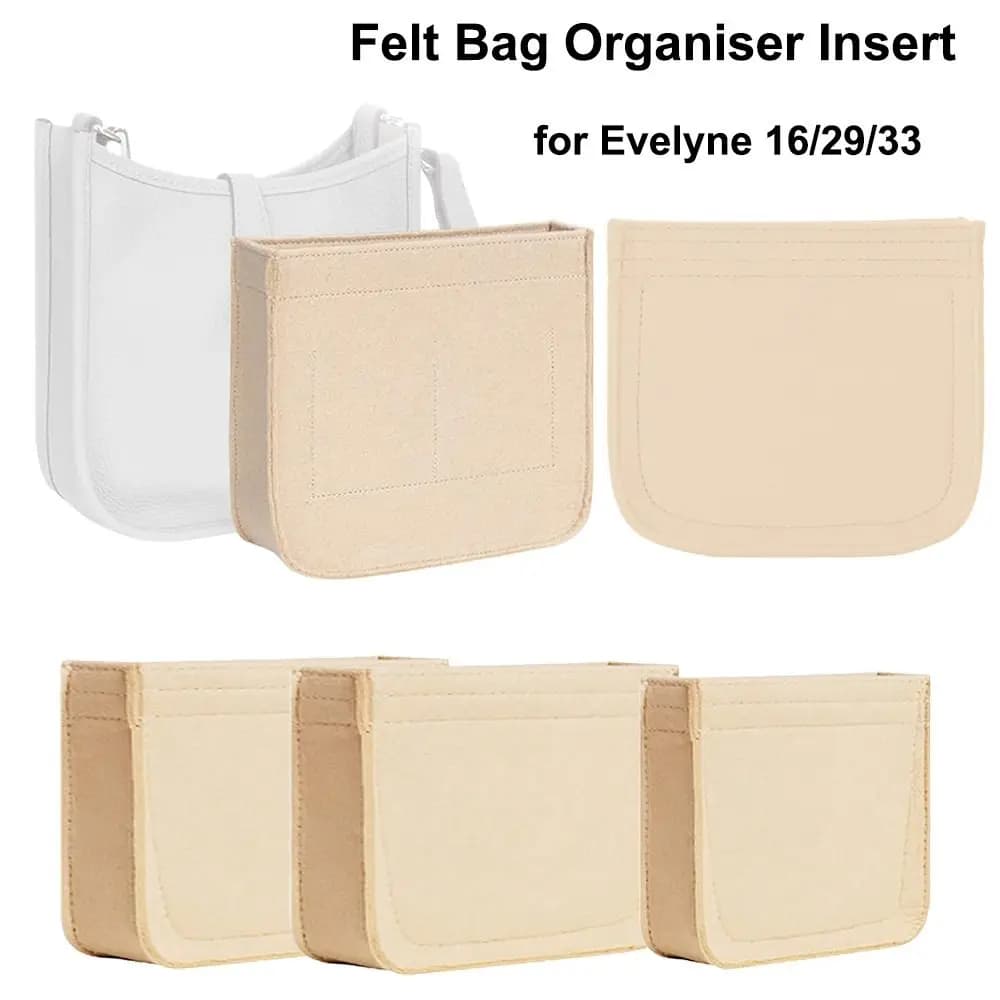 Borsa interna da viaggio per borsa multitasche portatile in feltro resistente per Evelyne 16/29/33