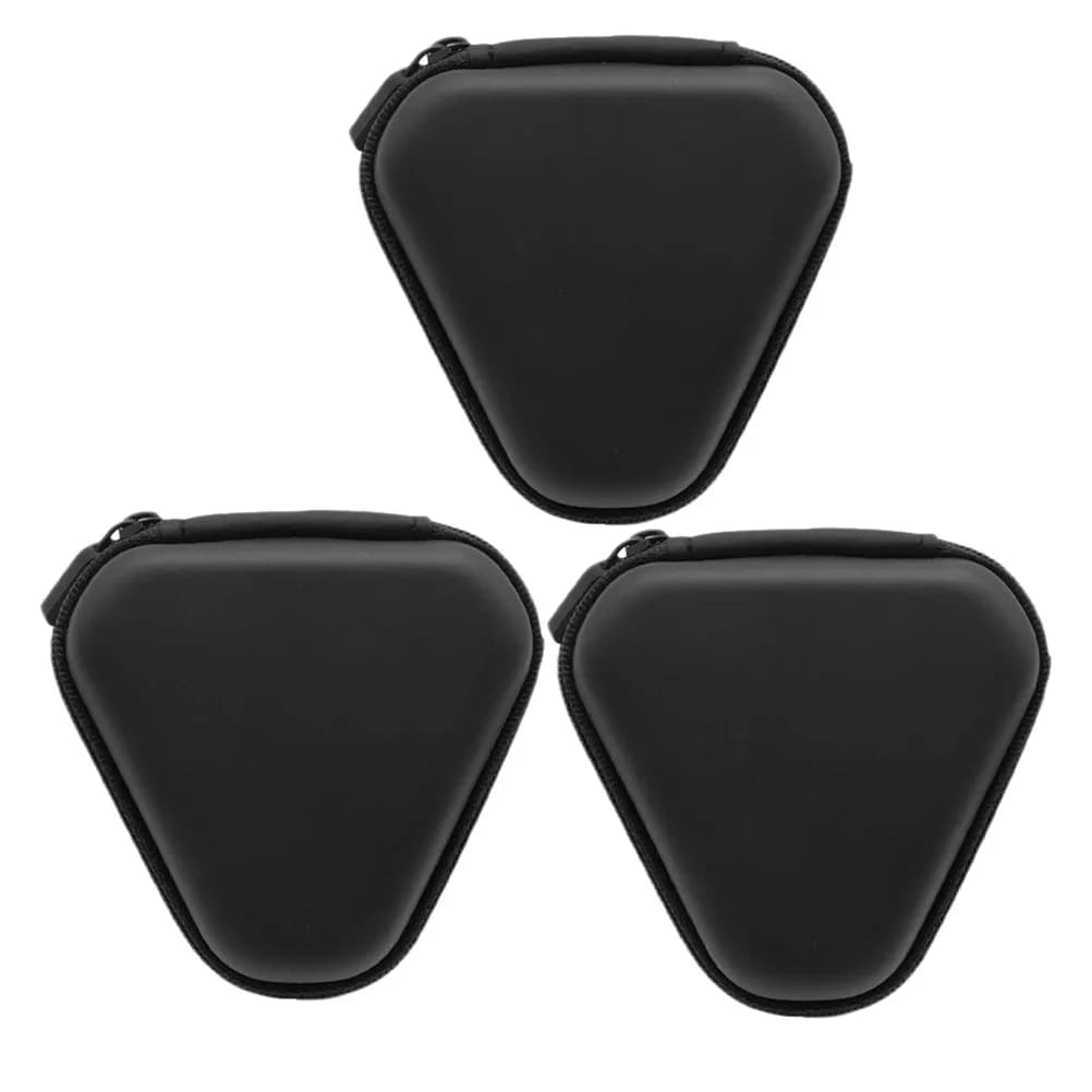 Set di 3 Custodie Leggere e Solide per Auricolari, Design Aperto, Portacavi Portatile, Contenitore Multiuso per Spinner e Fidget Toy