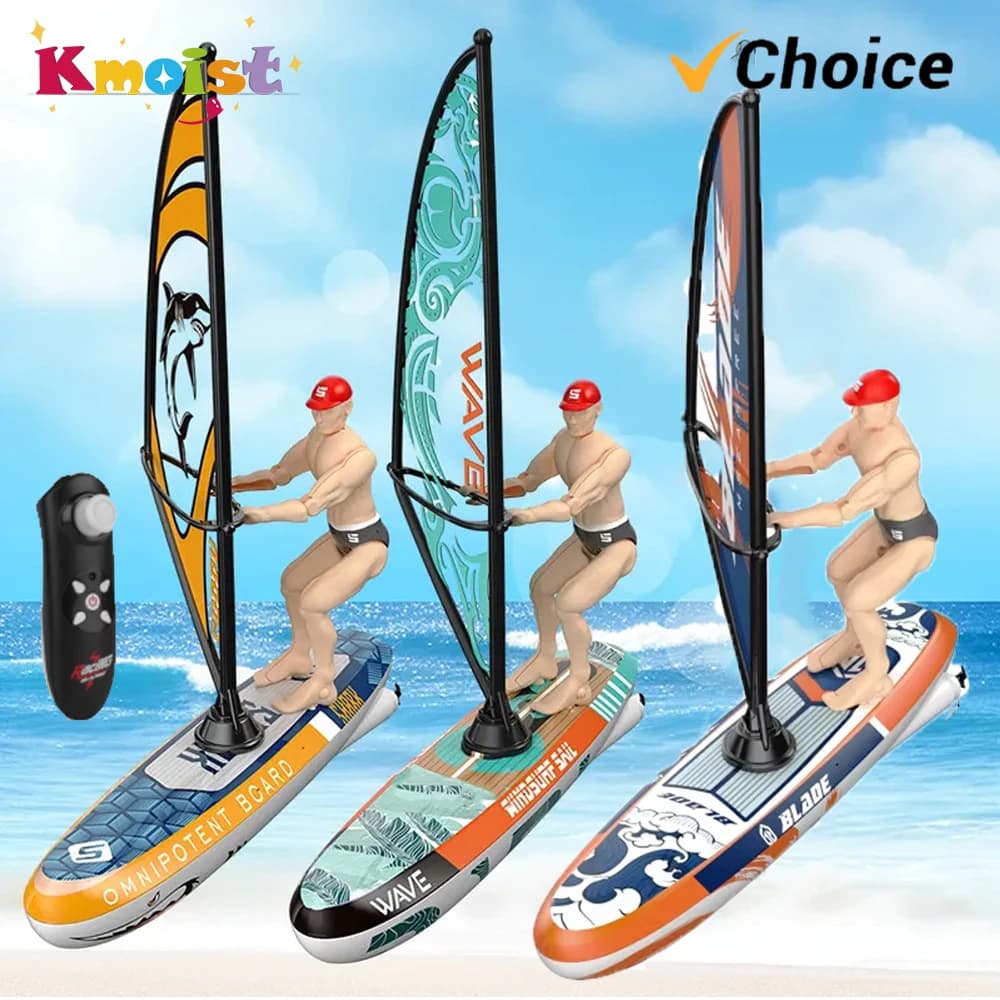 2.4G Nave telecomandata Acqua esterna Barca da corsa RC Giocattolo per bambini RC Kayak Barche a pale Giocattoli da bagno per ragazzi Regali per bambini