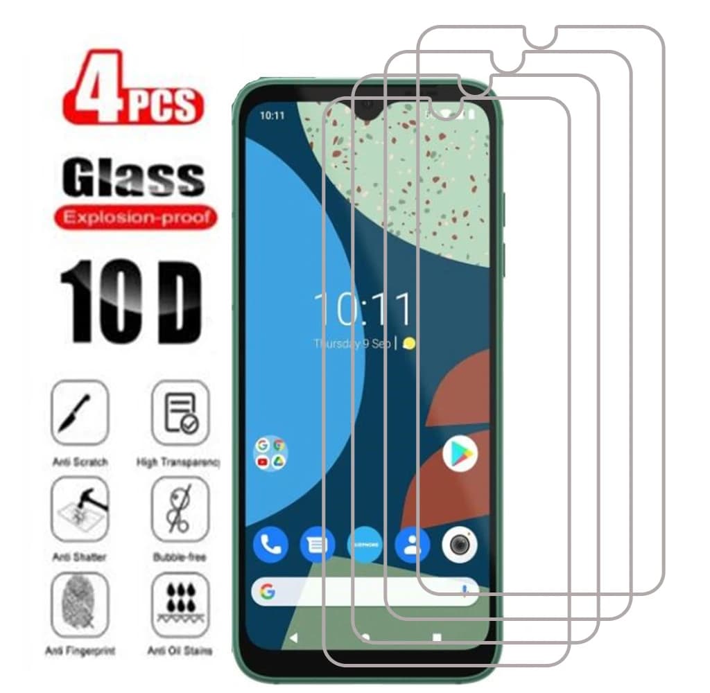 4 pezzi per Fairphone 4 vetro temperato protettivo per Fairphone 3 3 Plus pellicola salvaschermo per smartphone