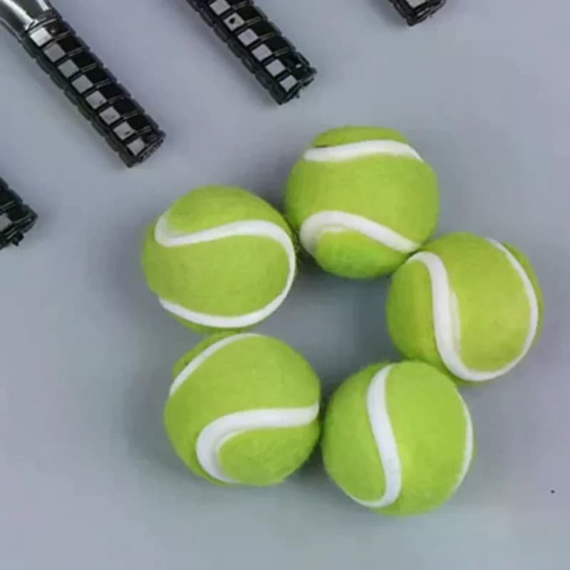 1:6 1:12 Dollhouse Miniature 1PC Tennis Racket + 1PC Ball Dolls Accessories
