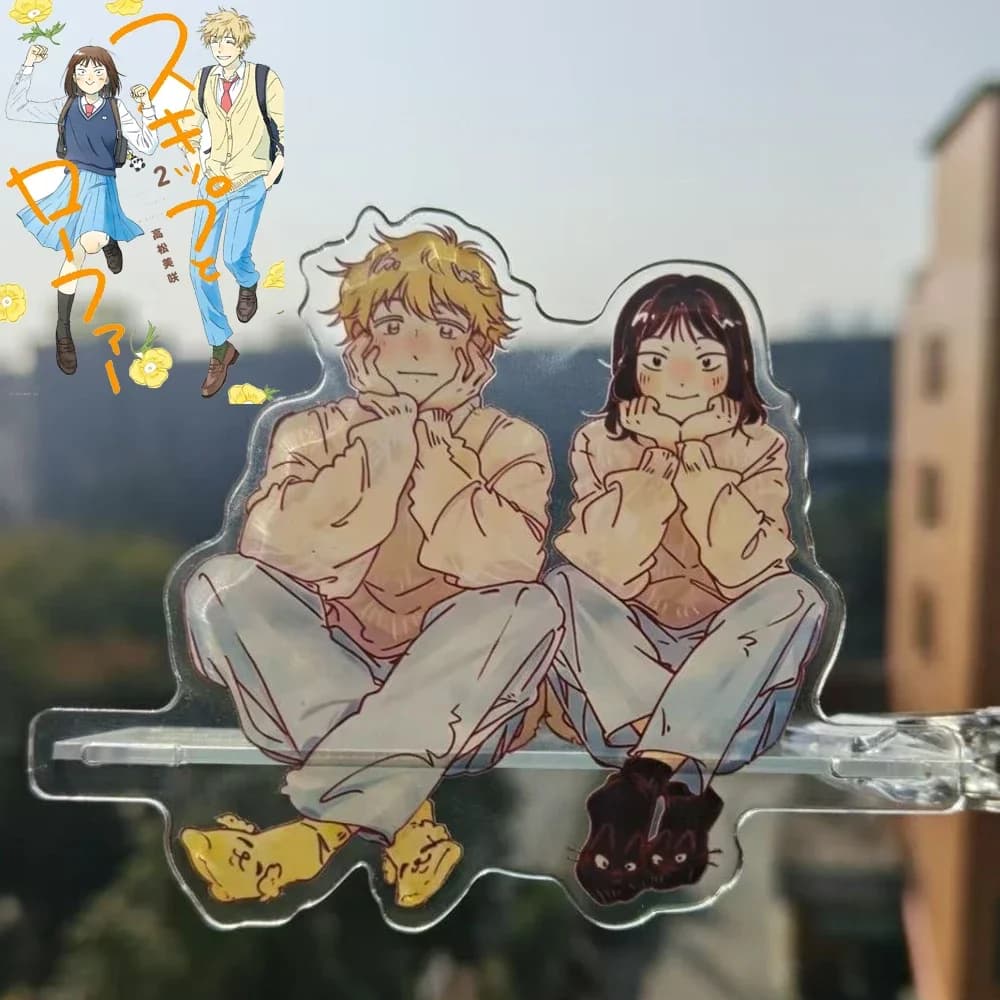 Anime Skip and Loafer Couple Acrylic Stand Shima Sousuke & Iwakura Mitsumi Desktop Standee Desktop Ornament Gifts