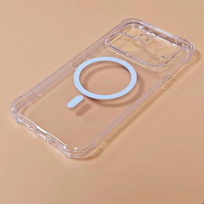 Custodia per Nothing Phone 4A Pro, nuova in TPU morbido trasparente, compatibile con MagSafe, antiscivolo, protettiva, per Nothing Phone 4A, cover a guscio con paraurti