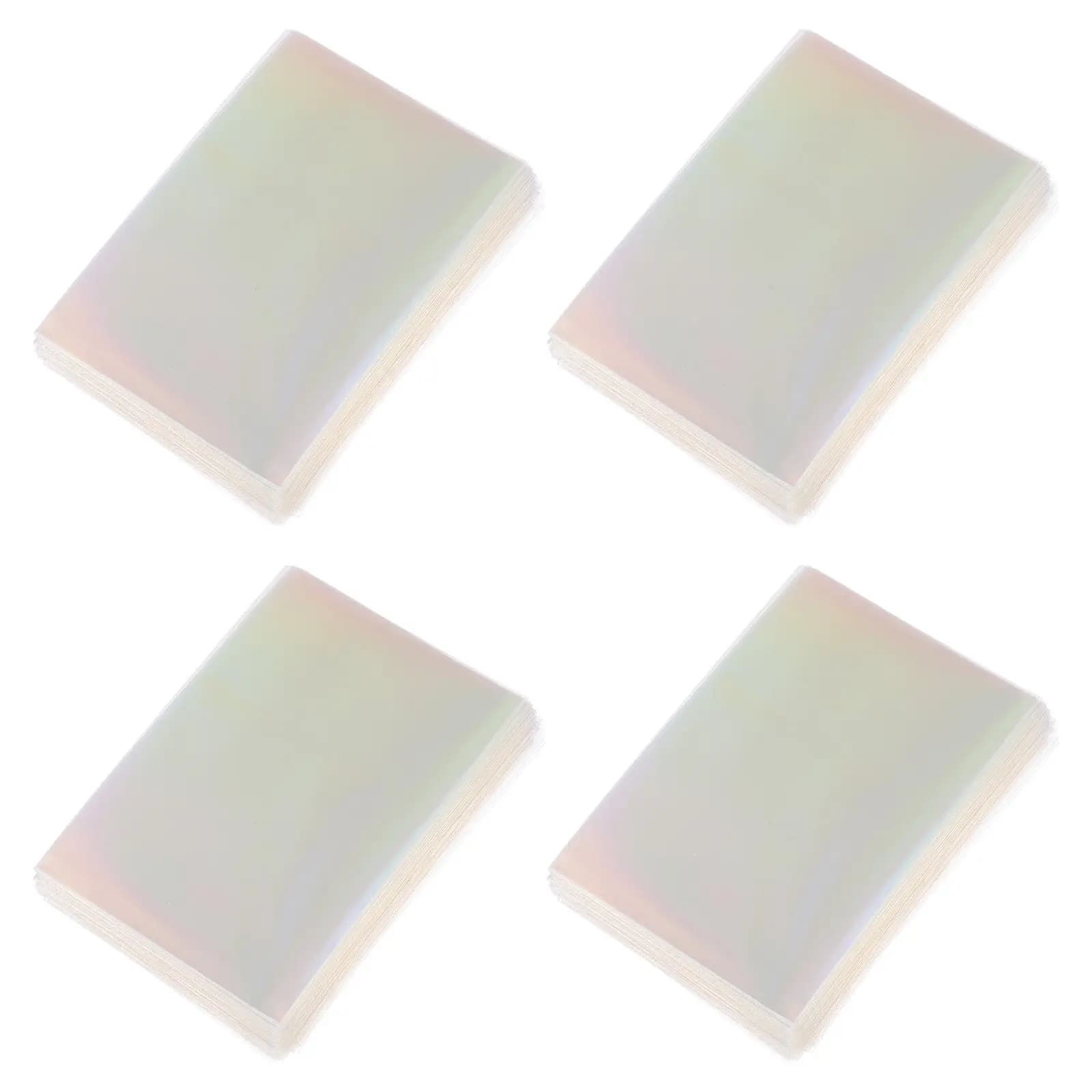 100 Pezzi di Custodie Protettive per Carte da Gioco, Design Raffinato, Efficaci contro i Danni, Portatili