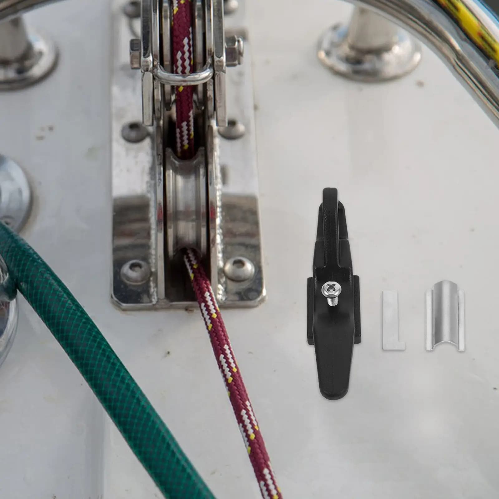 Bitta in nylon resistente per barche, bitta marina per ormeggio kayak, bitta per ancoraggio cime e funi, accessori per ponte yacht e imbarcazioni