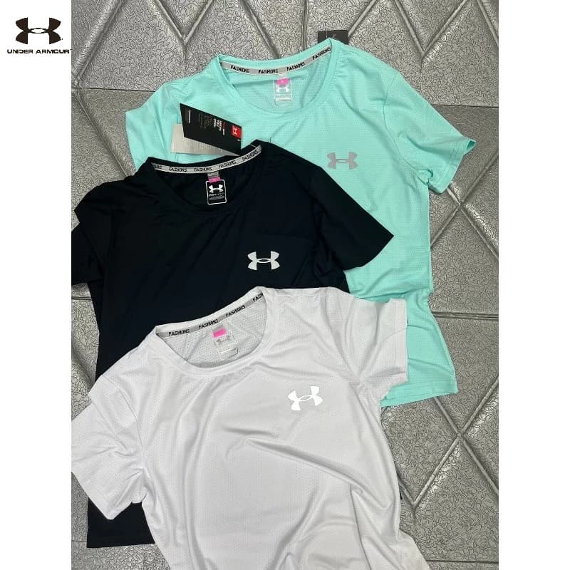 Under Armour Women's Ice Silk Quick Dry T-Shirt Cooling Breathable 4-Way Stretch Short Sleeve Casual Sports Summer Athletic Tops