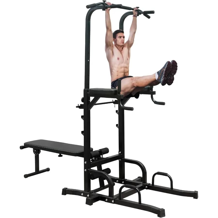 Adjustable Height Dive Station Heavy Duty Dive Station Push bar for Home Gym Multifunction Dive Station Full B Traction Bar