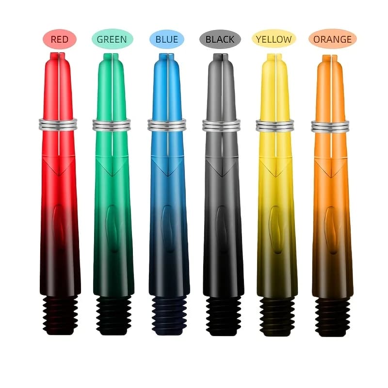6pcs Plastic Dart Shafts, Standard 2Ba Thread, Suitable for Steel and Soft Tip Darts Replacement Dart Wings, Dart Accessories