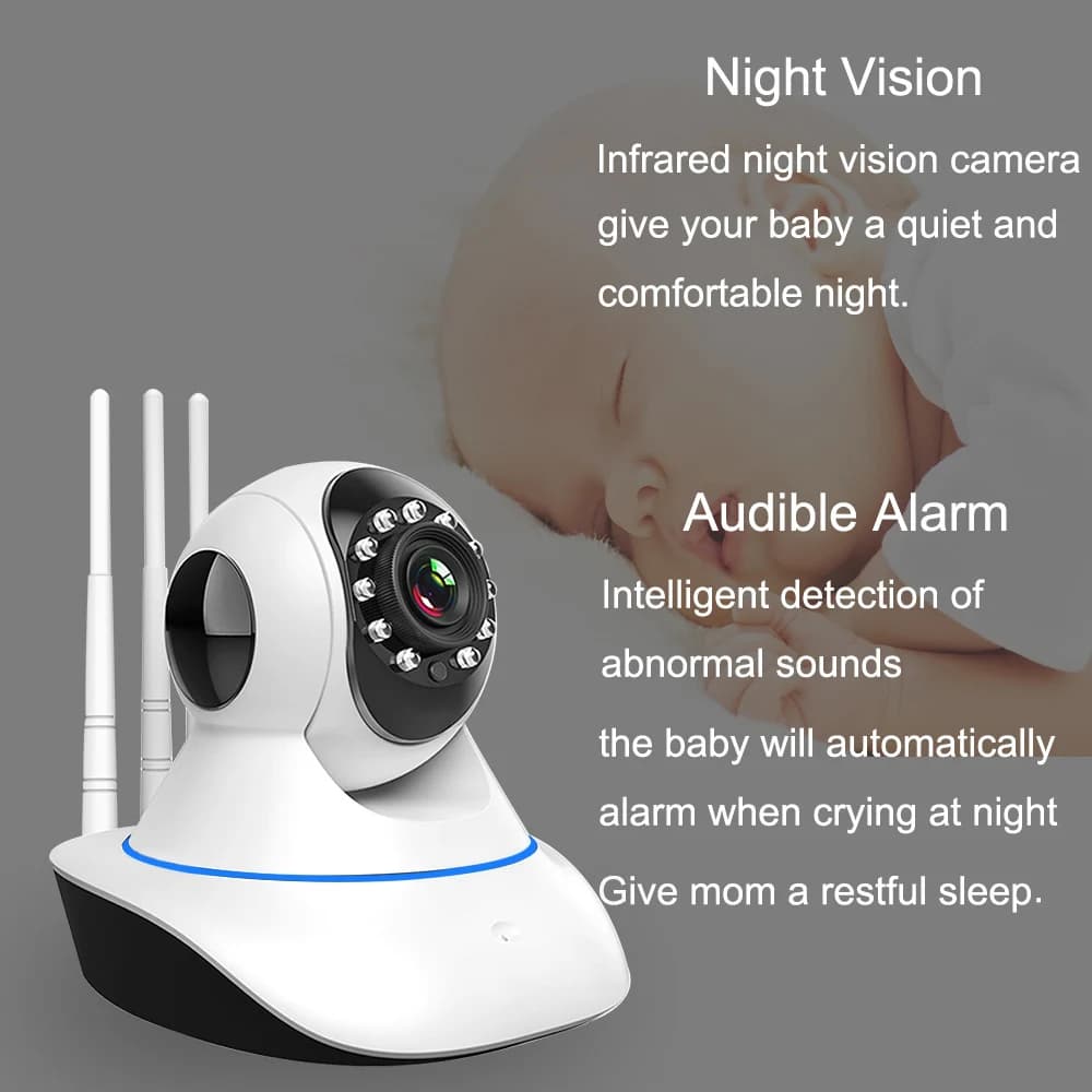 Yoosee/V380Pro/YiLot APP 2MP 1080p PTZ IP Dome Camera IR Visione notturna Rilevazione di movimento Allarme di sicurezza domestica Baby Monitor