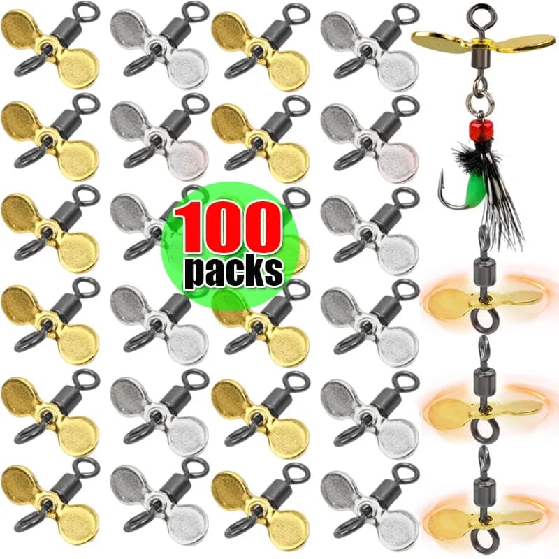 Plug Casting Fishing Propeller Blade Turbo Propeller Spinner Blades DIY Fishing Lure Hook Bait Fishing Accessories 200x