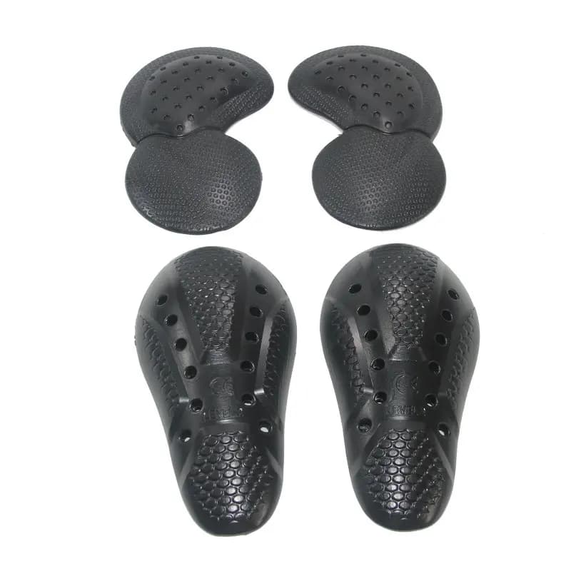 Protezioni per la guida del motociclo per pantaloni Inserto per cavaliere Protezioni per il ginocchio Protezione per il culo Motocross Ciclismo Jeans Set di ingranaggi in PU