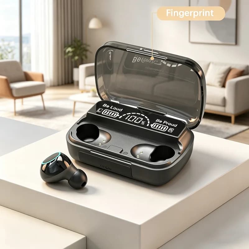 M30 TWS Bluetooth 5.2 Headphones Noise Reduction Wireless Earphones 9D Stereo Sports Waterproof Earbuds Headsets For All Phones