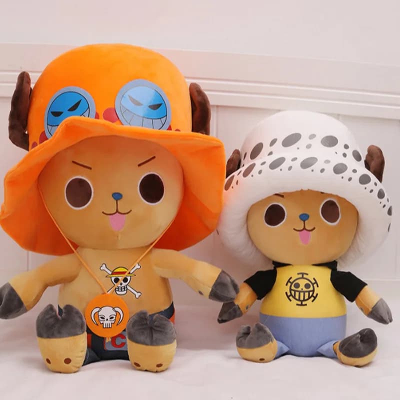 Peluche Morbido Tony Tony Chopper di One Piece, Personaggio Anime, per Decorazione Casa, Regalo da Collezione per le Feste