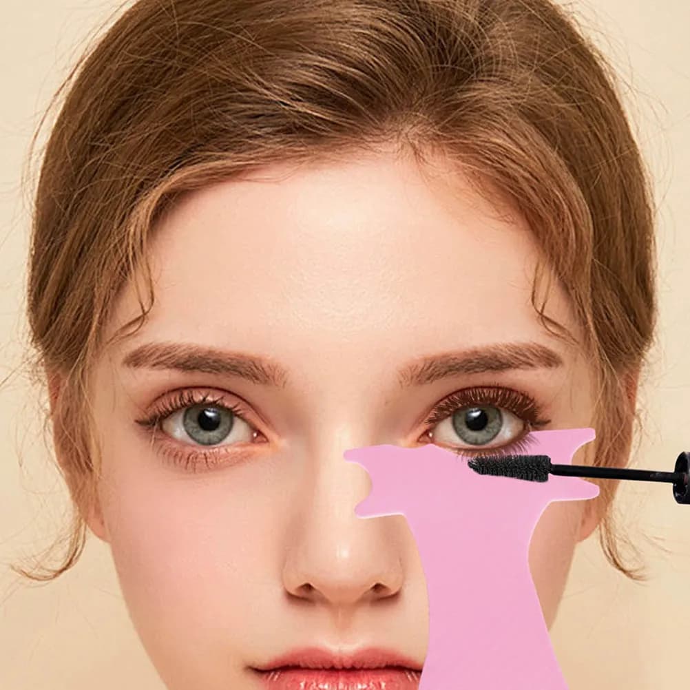Multifunction Stencil for Eyeliner Modeling, Eyeliner Plastic Portable Guide, Umbrella Model, Mascara Applicator