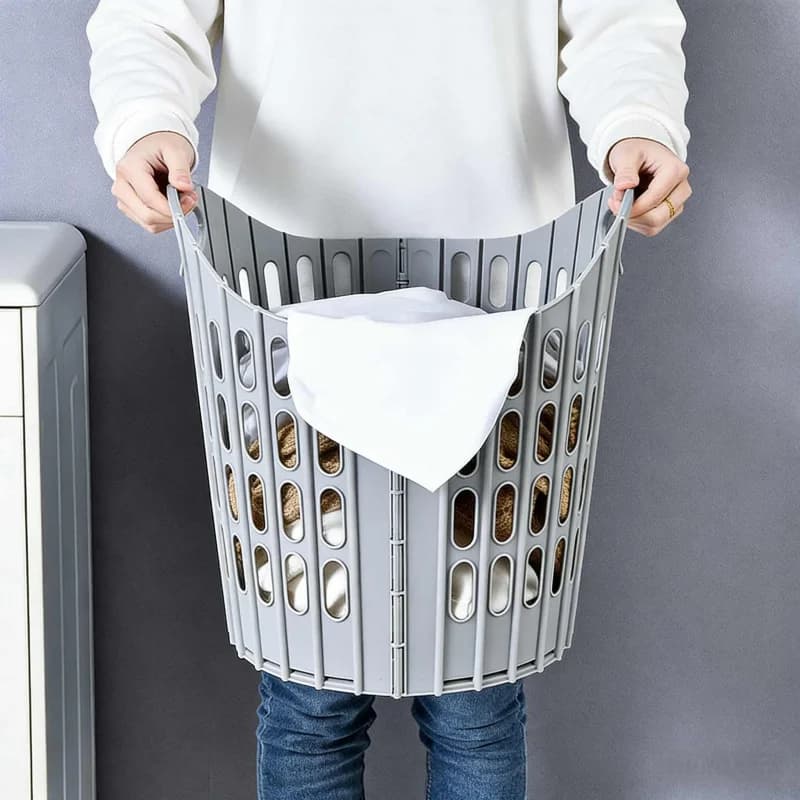Cesto per Bucato Pieghevole di Grande Capacità, Contenitore Multifunzionale da Parete per Casa, Camera da Letto, Bagno, Cesto Portatile