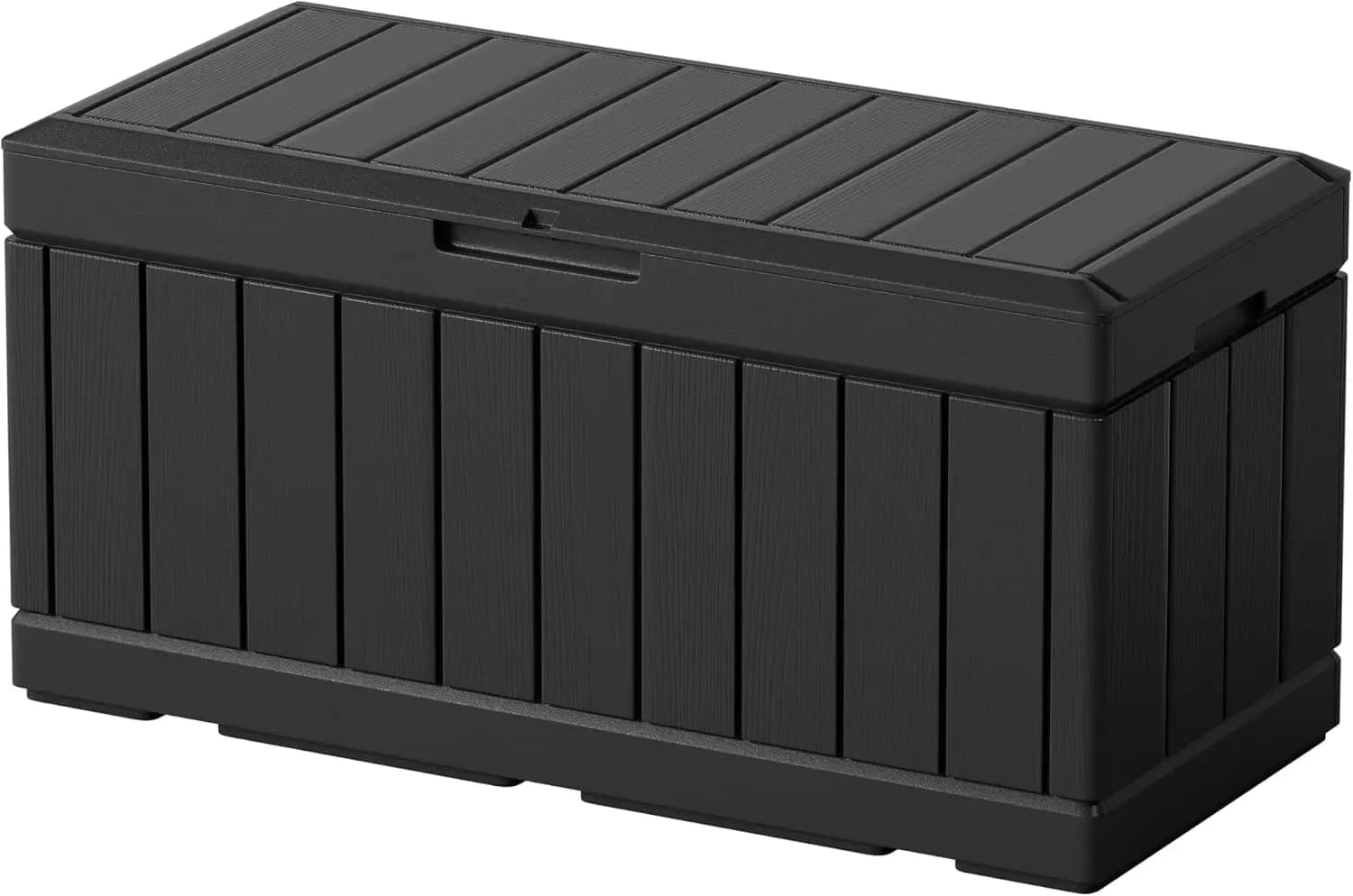Grande Contenitore da Esterno da 82 Galloni, Impermeabile e Chiudibile a Chiave, per Mobili da Patio, Attrezzi da Giardino e Giocattoli