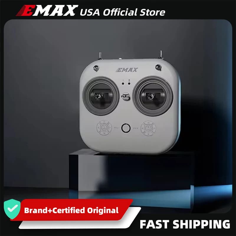 Official EMAX USA 2.4G ELRS E8 Radio Control for FPV Racing drones, airplanes and Tinyhawk Parts