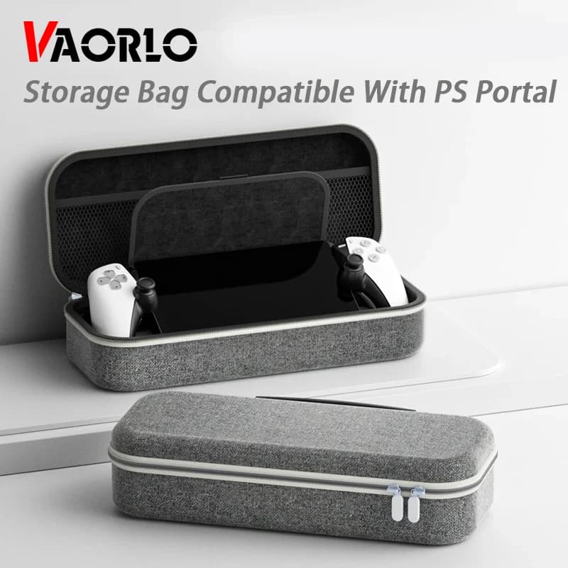​ Custodia Protettiva in EVA per Console Playstation Portal, Borsa da Viaggio Portatile per Accessori PlayStation 5 Portal