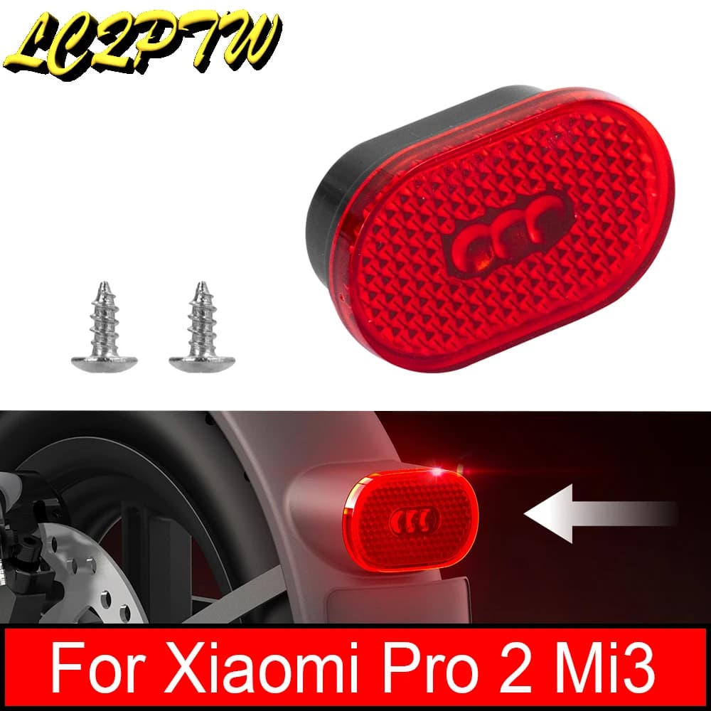 Fanali posteriori Led Parafango posteriore Paralume Freno Paralume posteriore per Xiaomi Pro 2 Mi3 Scooter elettrico Fanale posteriore Lampada Copertura LED
