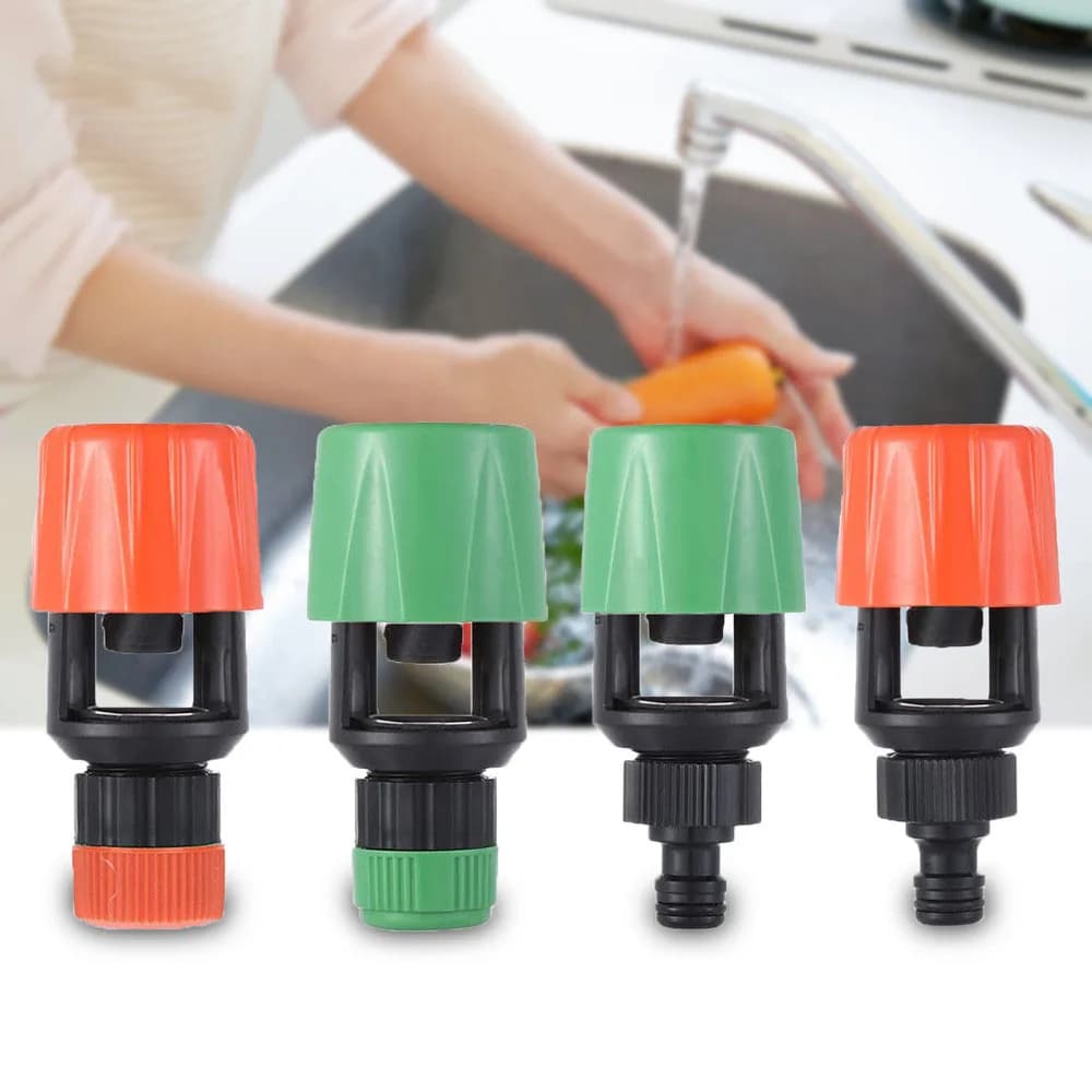Rubinetto connettore per tubo flessibile universale cucina attacco rapido irrigazione da giardino adattatore per tubo dell'acqua pezzi di collegamento riutilizzabili