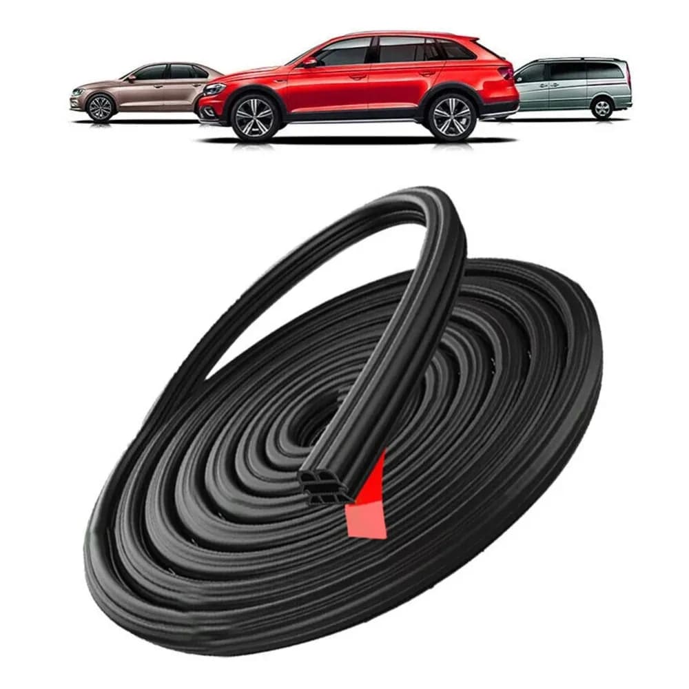 Guarnizione in Gomma per Porte Auto 5M, Adesivo Forte, Isolante Acustico e Antipolvere, Universale per SUV/Berlina